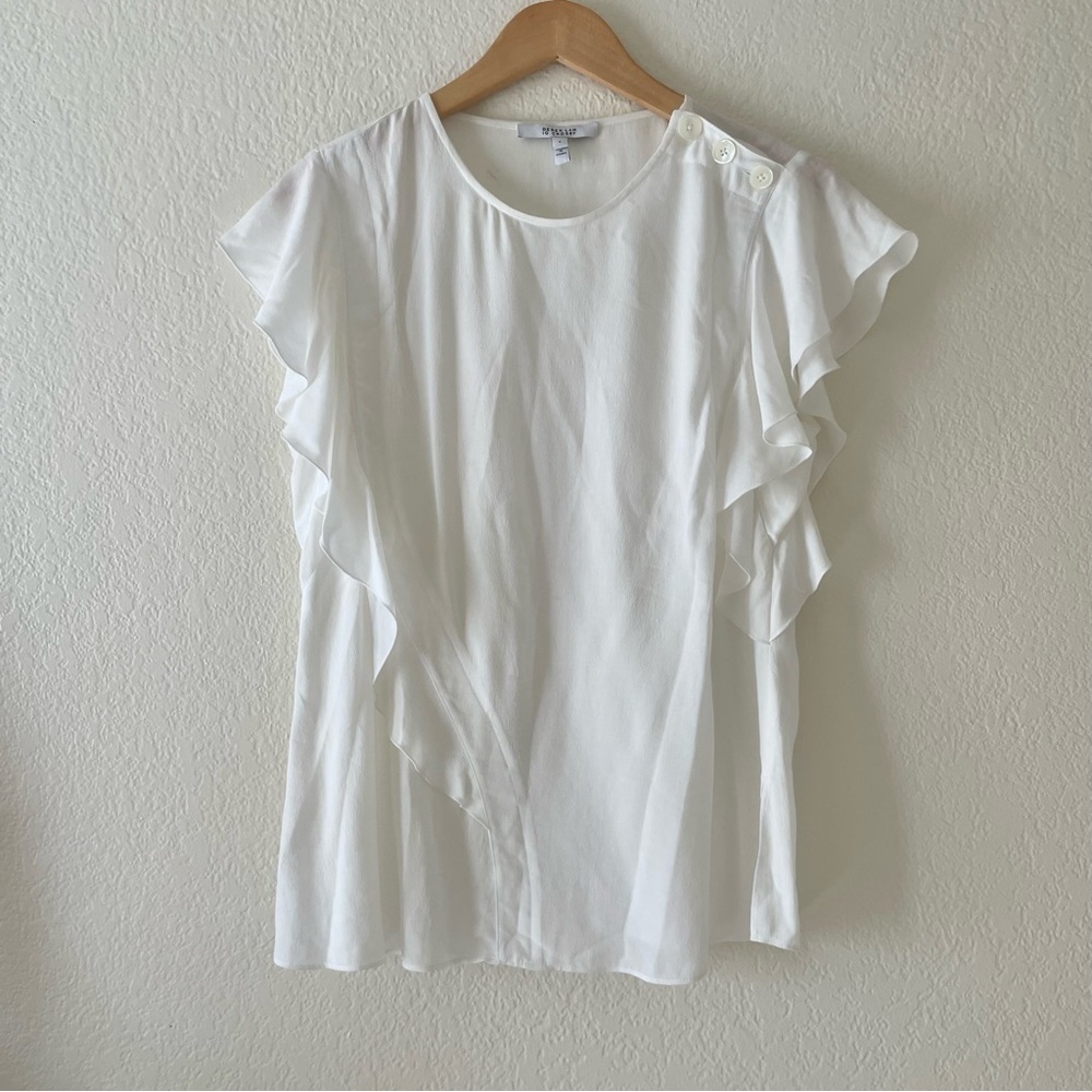 Derek Lam 10 Crosby Ruffle Blouse